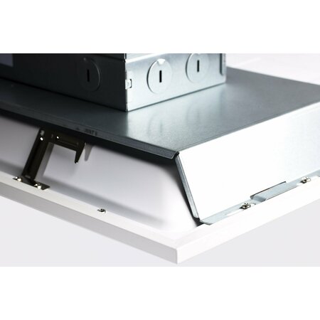 Nuvo LED Backlit Flat Panel with EM Backup - 1 ft. x 4 ft. - Watt/CCT Select - 100-347V Color/PowerQuick 65/587R1